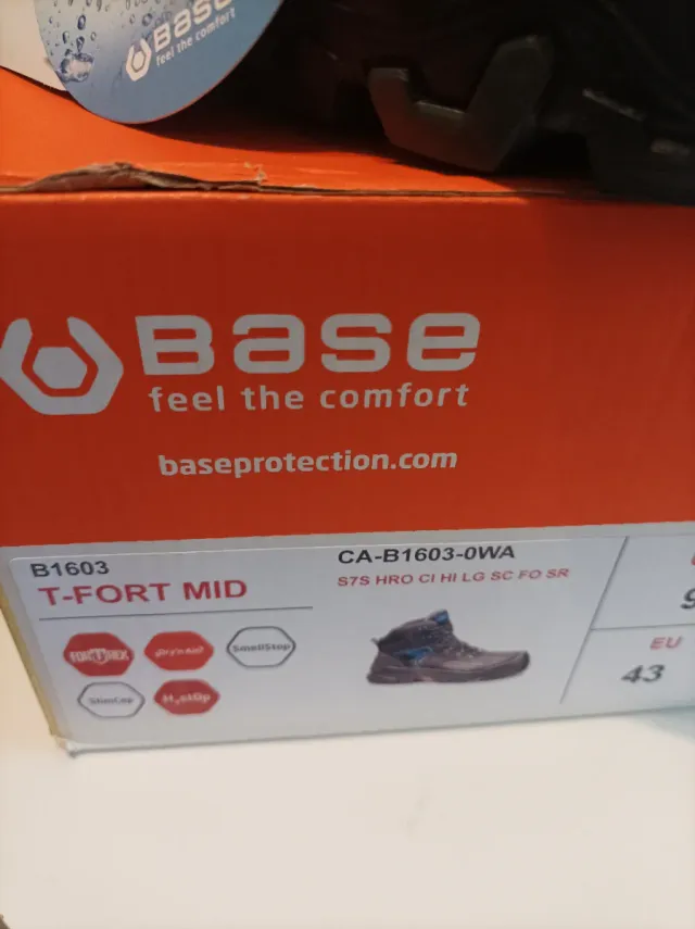 Botas de trabajo Base T-FORT MID Talla 43