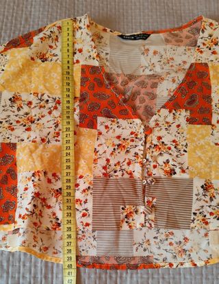 Camisa corta floral