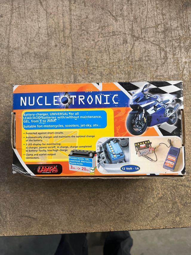 Cargador Batería Moto 12V Universal