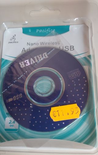 Adaptador USB WiFi Pacífico Nano Wireless