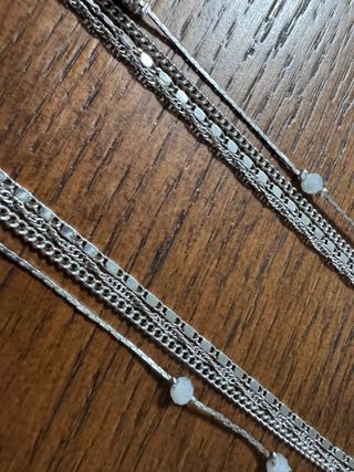 Conjunto de pendientes de plata