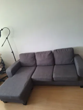 Divano chaiselongue modulare Ikea grigio *Urgente*
