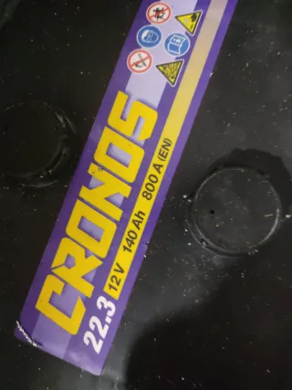 Batería CRONOS 140Ah 12V para maquinaria