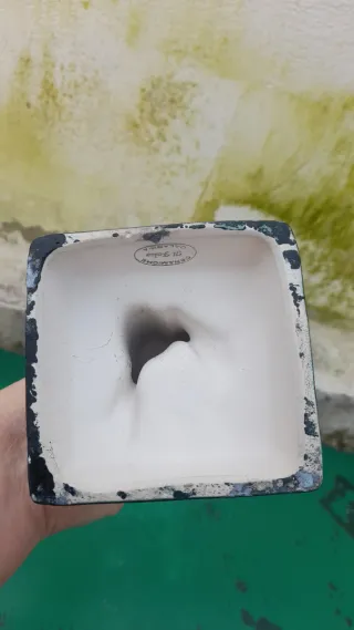 Lotto oggetti vintage ceramica e metallo