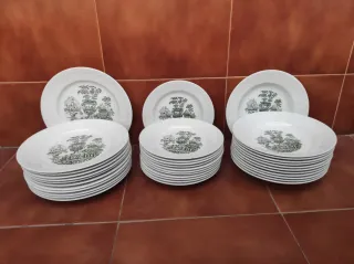 Vajilla Porcelana Clásica