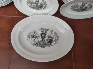 Vajilla Porcelana Clásica