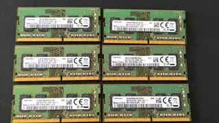 6x Samsung RAM 4GB PC4-2666V-SC0-11
