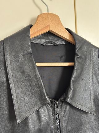 Giubbotto pelle vintage militare anni '80