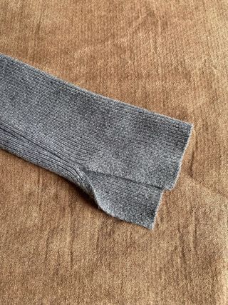 Vestido de punto Bershka gris Talla XS