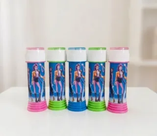 Bolle di sapone personalizzate con personaggio