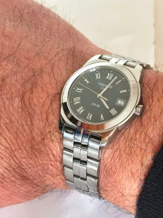 Orologio Tissot PR 50 Nero Argento