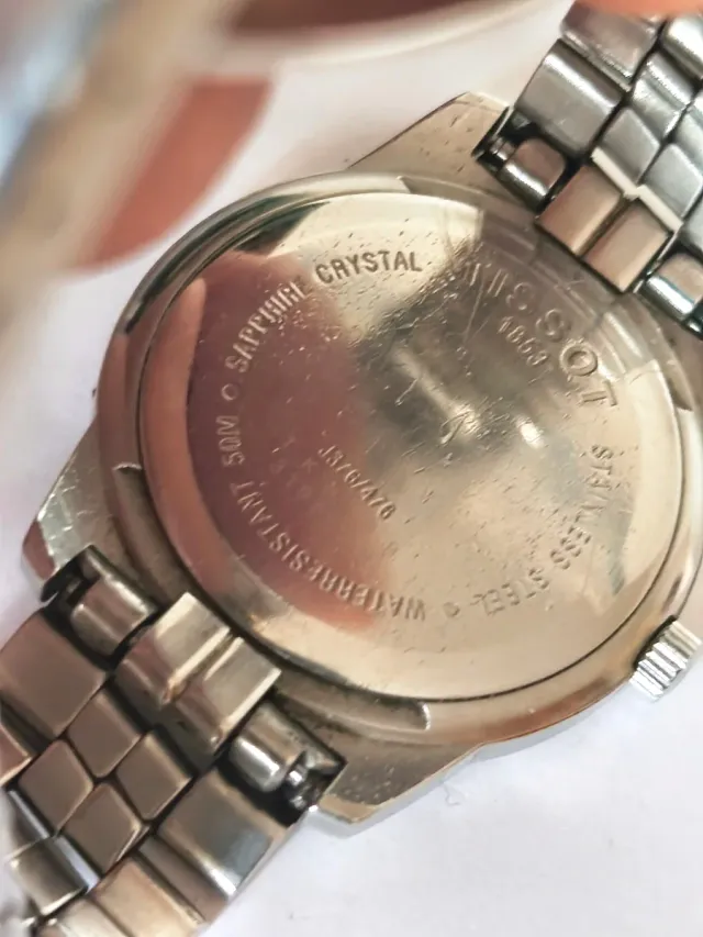 Orologio Tissot PR 50 Nero Argento