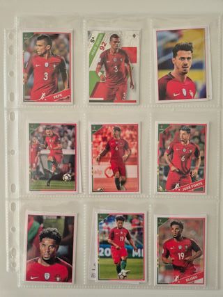 Coleção Panini Portugal 2018 - Vários Jogadores