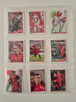 Coleção Panini Portugal 2018 - Vários Jogadores