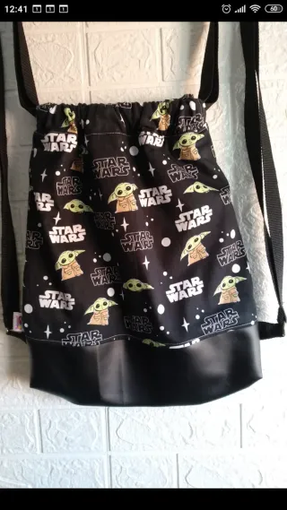 Mochila Star Wars Baby Yoda Personalizada