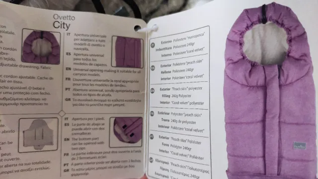 Saco universal capazo y silla coche