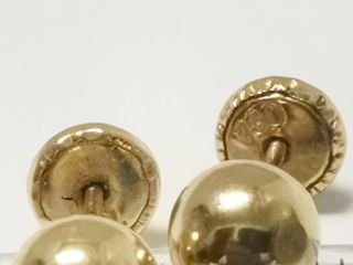 Pendientes Oro 18k Bolas