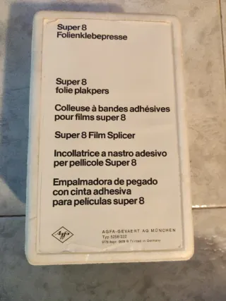 Empalmador de películas Super 8