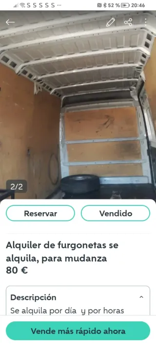 Furgonetas en alquiler