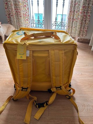 Mochila Glovo Amarilla