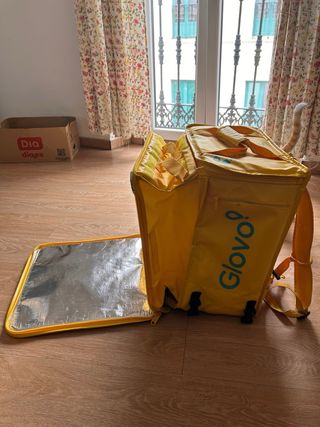 Mochila Glovo Amarilla