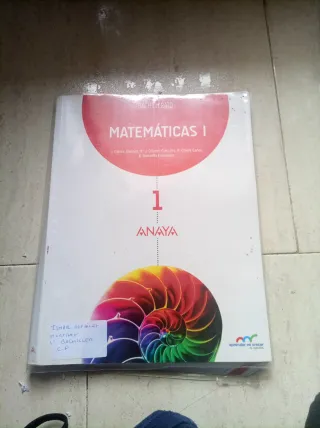 Matemáticas I.
