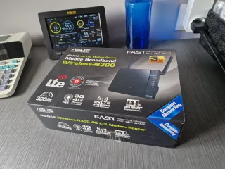 Router 4G LTE Asus 4G-N12 Wireless-N300