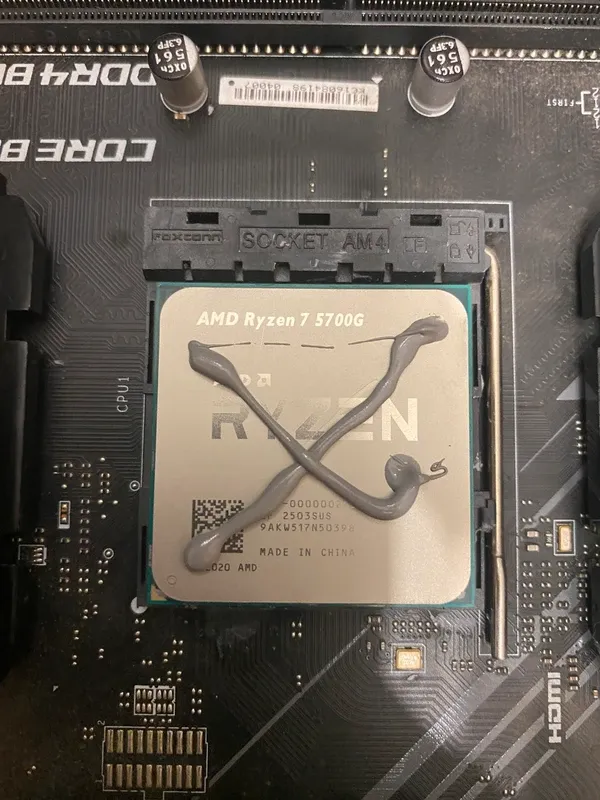 Ryzen 7 5700g + placa base x470+ 16gb ram ddr4 afbeelding 3