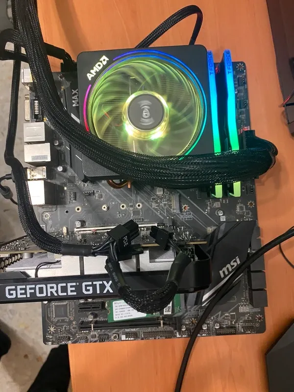 Ryzen 7 5700g + placa base x470+ 16gb ram ddr4 afbeelding 5