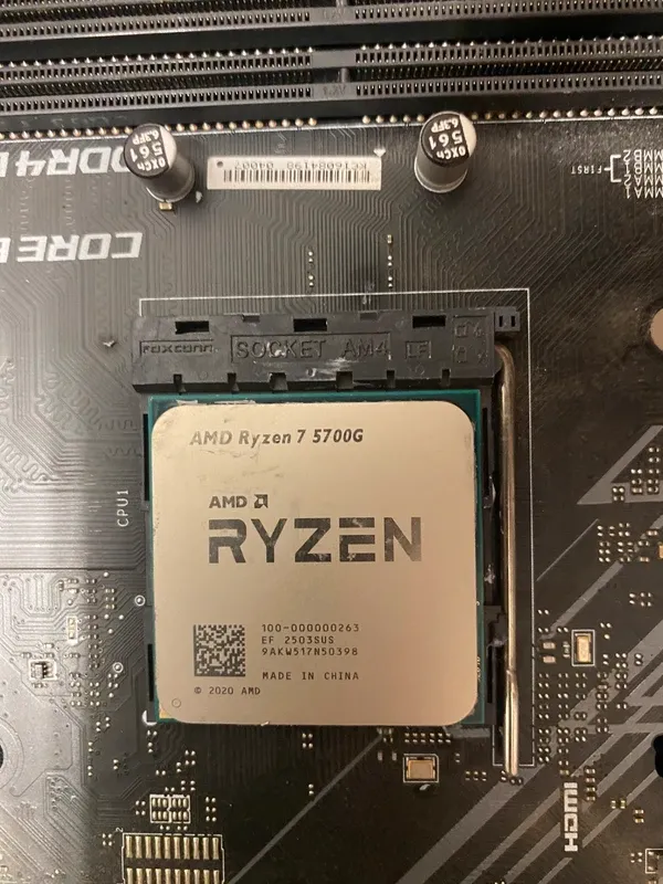 Ryzen 7 5700g + placa base x470+ 16gb ram ddr4 afbeelding 2