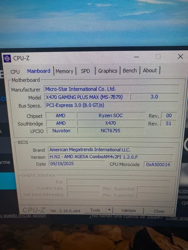 Ryzen 7 5700g + placa base x470+ 16gb ram ddr4 afbeelding 6