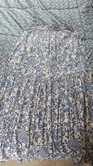 Falda larga estampada eseOese