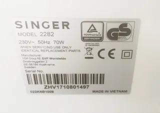 Máquina de coser Singer 2282