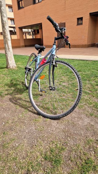 Bicicleta Decathlon Riverside Azul