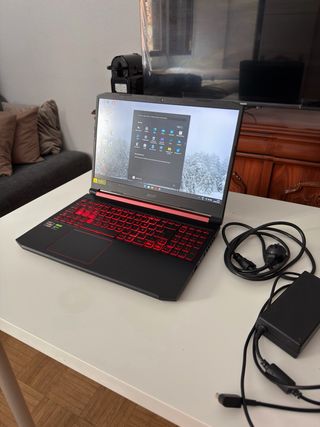 Portátil Gaming 32GBRAM GTX1650 AcerNitro AN515-43