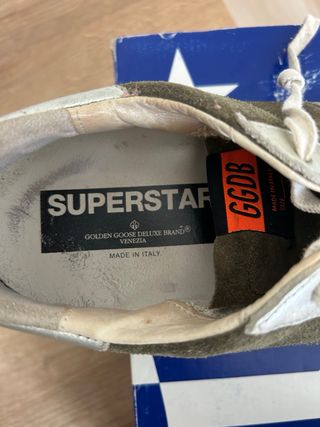 Golden Goose Verdes Estrella Plateada.