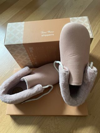 Zapatillas de casa modelo slippers color rosa