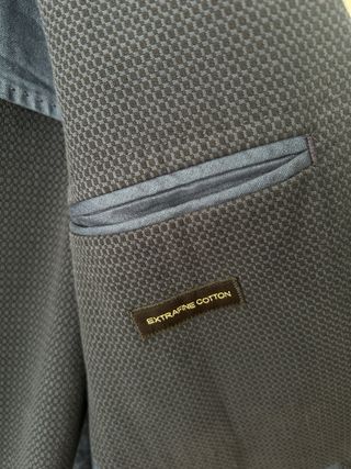 Chaqueta casual caballero azul