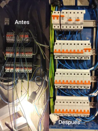 Instalador eléctrico. Cuadros,Luces, tomas, etc.