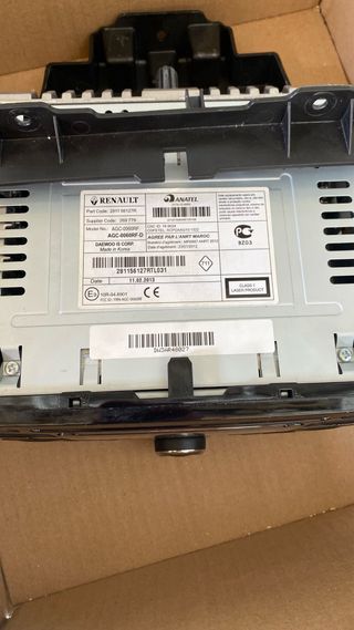 Radio Renault Captur 2014 Original