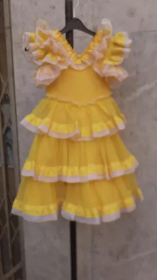 Vestido flamenco niña talla 0