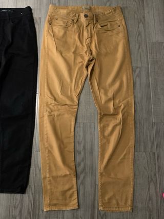 4 pantalones hombre T.42 Zara, Lefties, Pull&Bear