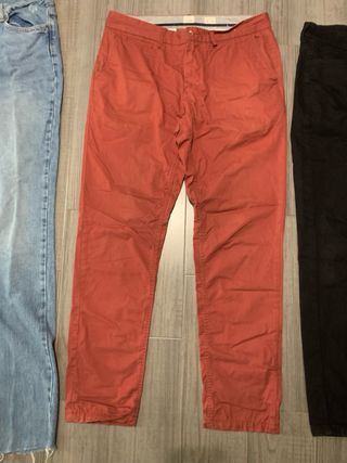 4 pantalones hombre T.42 Zara, Lefties, Pull&Bear