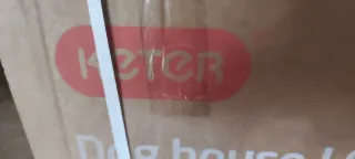 Caseta para perro grande sin usar