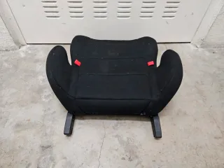 Alzador coche con Isofix negro