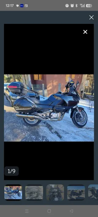 Honda Deauville 700 Negra