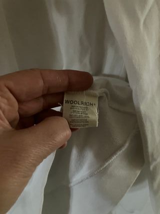 Felpa Woolrich uomo bianca con cappuccio