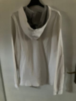 Felpa Woolrich uomo bianca con cappuccio