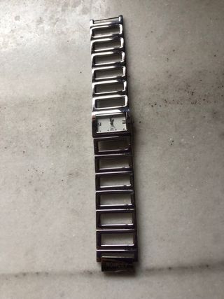 Reloj Mujer Plata y Blanco