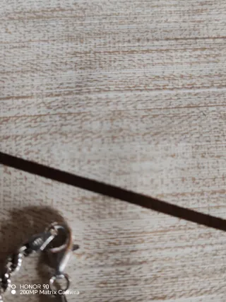 Cadena y colgantes de plata